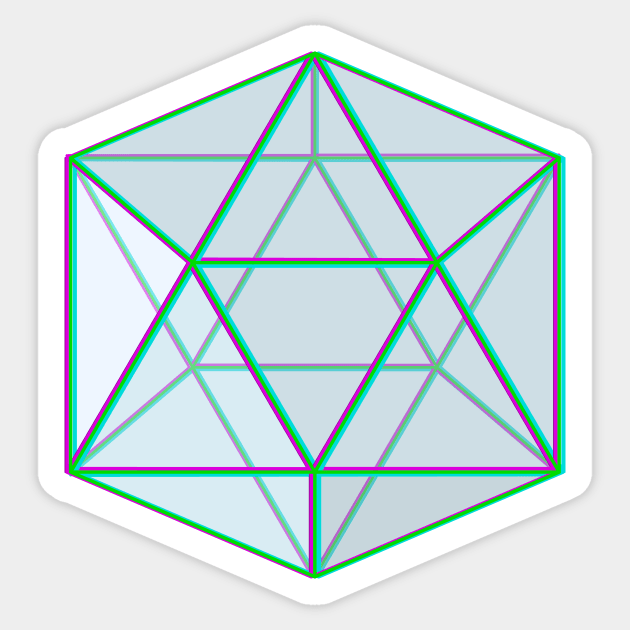 Glass Geodesic Structure Sticker by DavidASmith